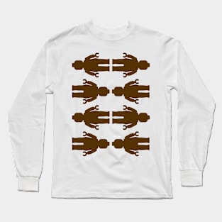 8 x Minifig Stickers Long Sleeve T-Shirt